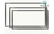 液晶拼接墙触摸屏DLP拼接投影加装触摸屏大尺寸红外触摸框定制