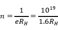 载流子浓度计算公式